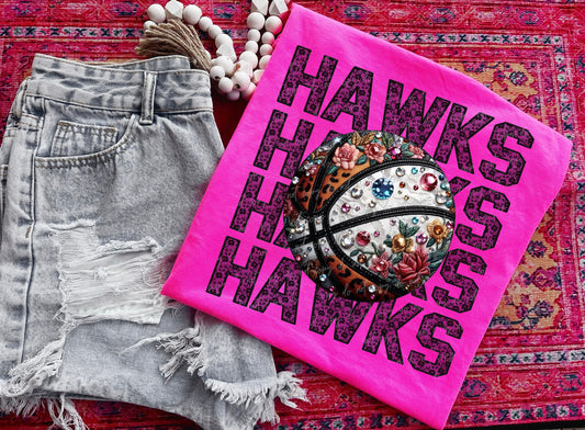 Lace basketball hawks