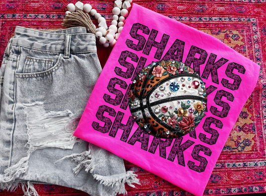 Lace basketball sharks