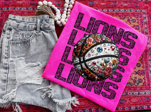 Lace basketball lions