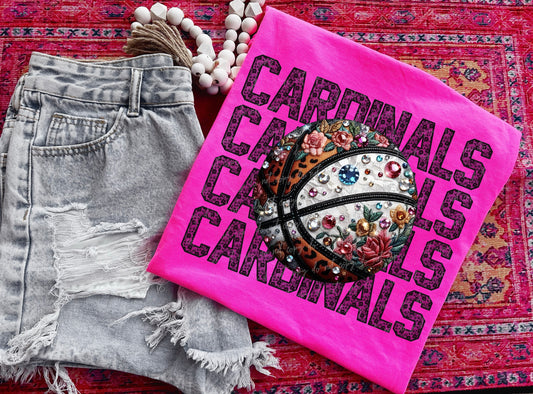 Lace basketball cardinals