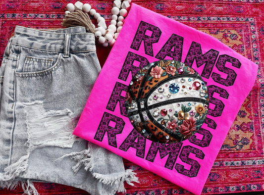 Lace basketball rams