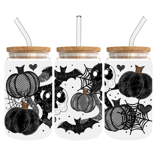 Dark Pumpkin Love 16 Oz Wrap