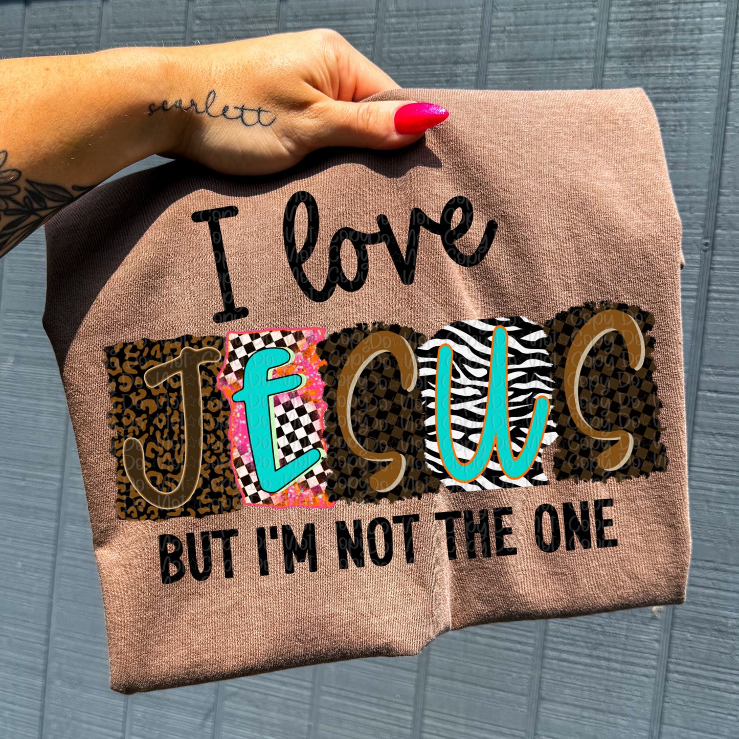 I love Jesus but I’m not the one