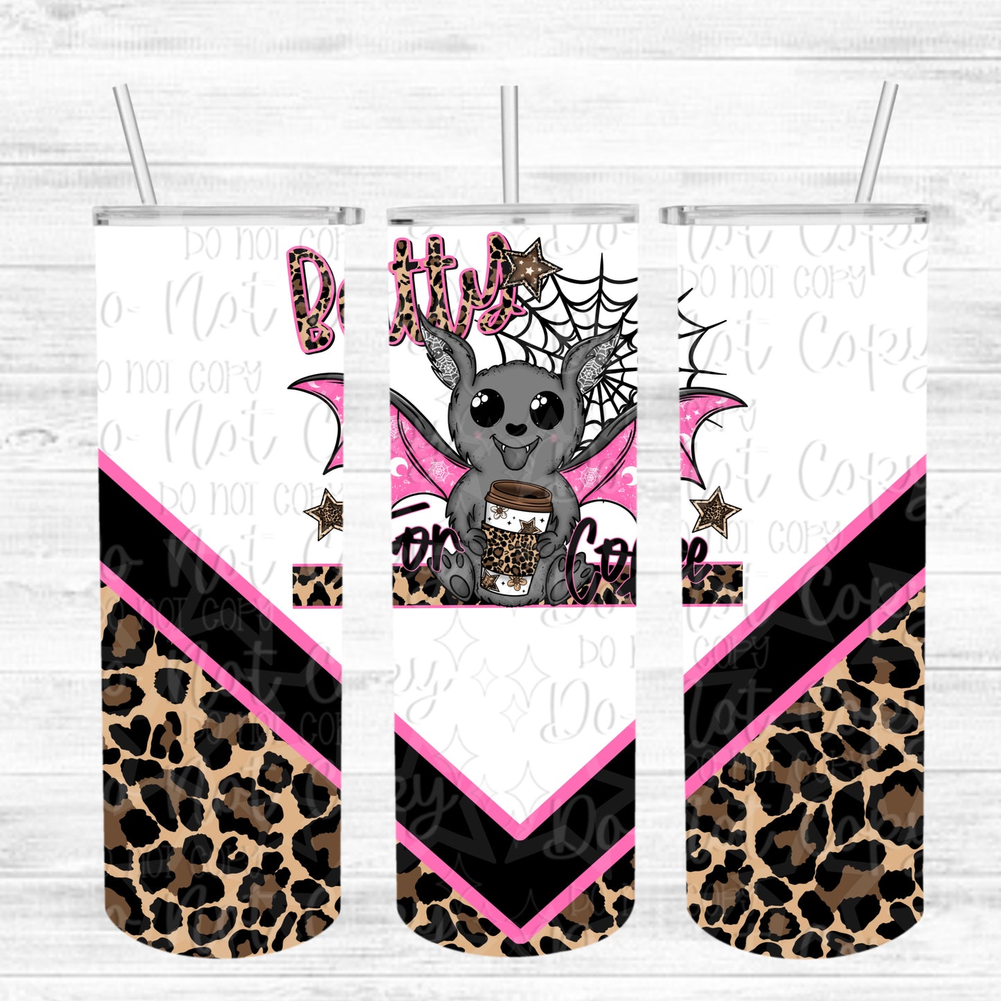 Batty For Coffee 20 Oz Tumbler Wrap