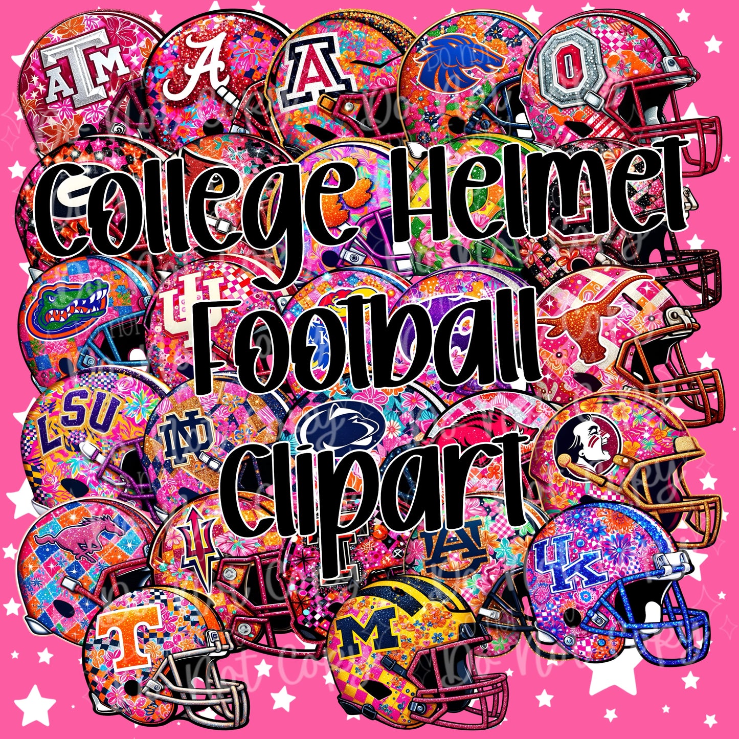 Get Both Football Helmet Clipart Bundles